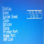Painel de controle em 80 colunas